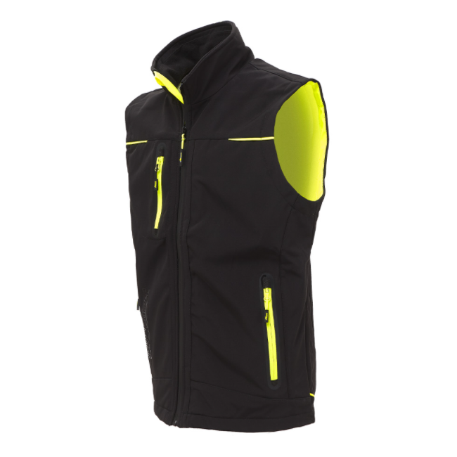 Kamizelka Softshell Pro UNIVERSE Czarna micro-polar - U Power