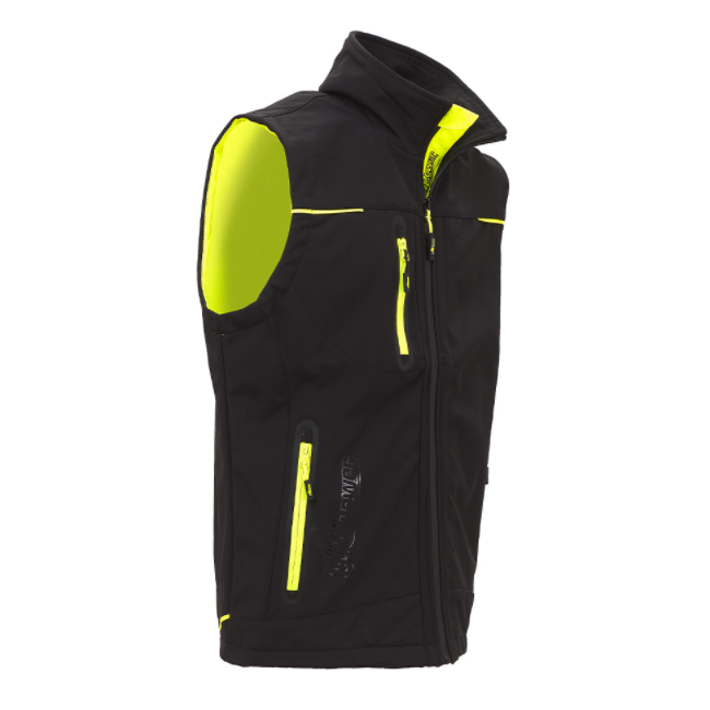 Kamizelka Softshell Pro UNIVERSE Czarna micro-polar - U Power