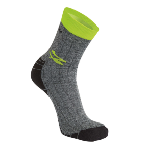 Giady Socken grau und neongelb - U Power