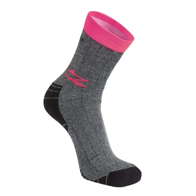 Giady Socken grau und fuchsia - U Power