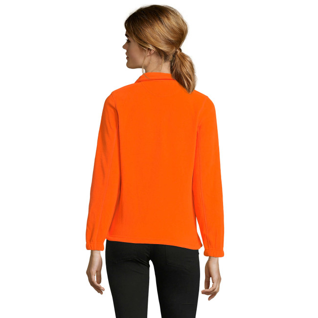 Veste micropolaire zippée north femme orange fluo - Sol's