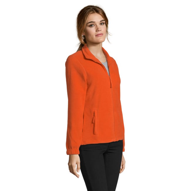 Veste micropolaire zippée north femme orange - Sol's