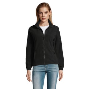 Veste micropolaire zippée north femme noir - Sol's