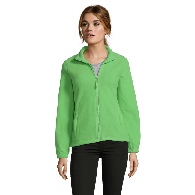Veste micropolaire zippée north femme lime - Sol's