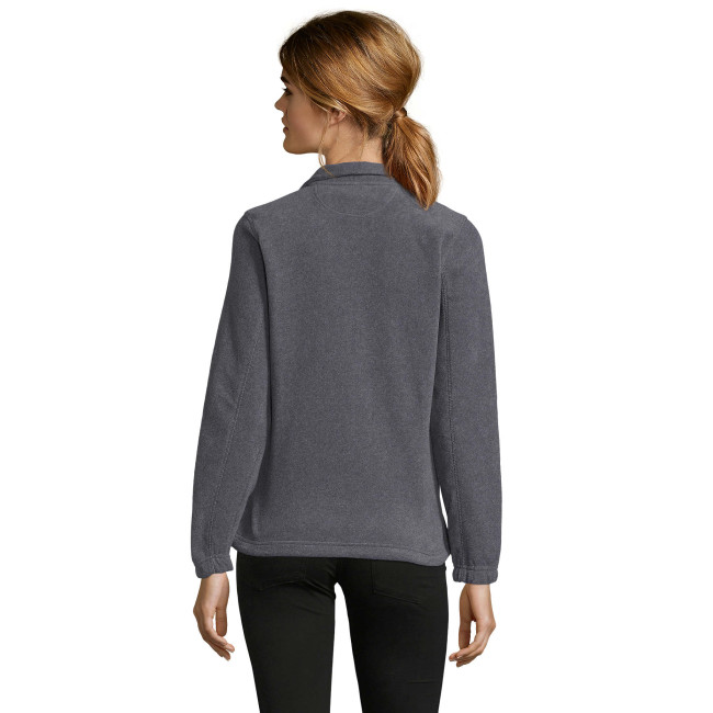 Veste micropolaire zippée north femme gris chiné - Sol's
