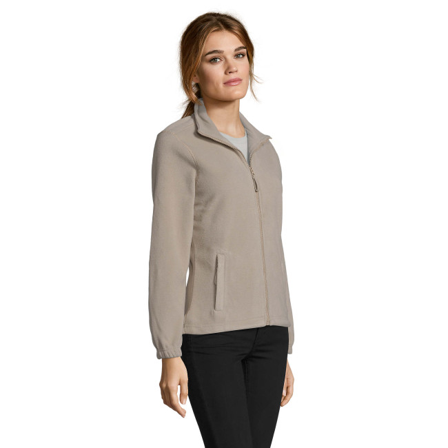 Damen Microfleece-Jacke North mit Reißverschluss kordel - Sol's