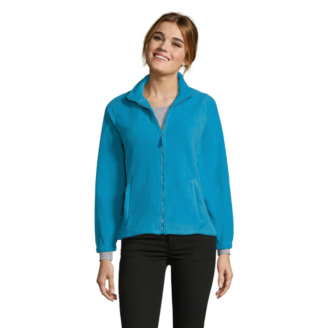 Veste micropolaire zippée north femme aqua - Sol's