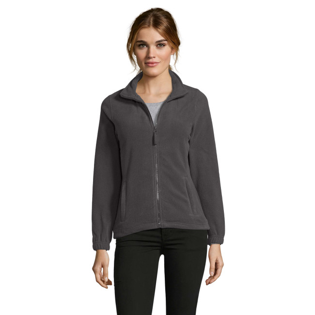 Veste micropolaire zippée north femme anthracite - Sol's