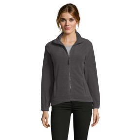Veste micropolaire zippée north femme anthracite - Sol's