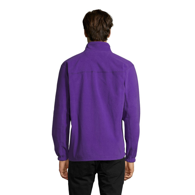 Microfleece vest north donkerpaars - Sol's
