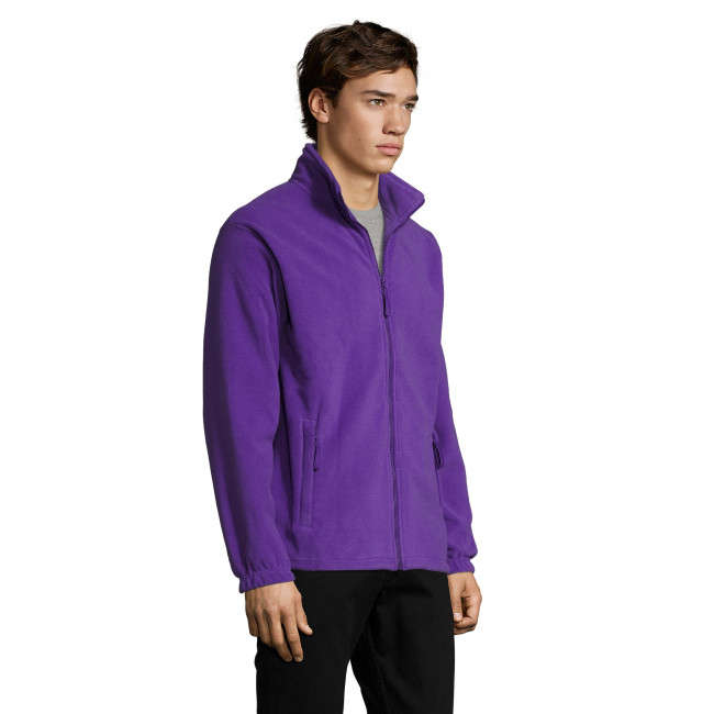 Microfleecejacke North dunkelviolett - Sol's