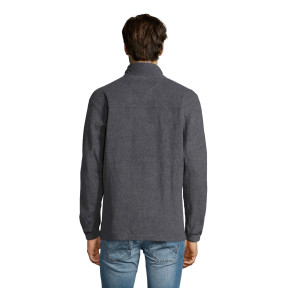 Microfleece vest met rits north grijs gemêleerd - Sol's