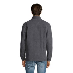 Microfleece vest met rits north grijs gemêleerd - Sol's