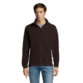 Veste micropolaire zippée north chocolat fonce - Sol's