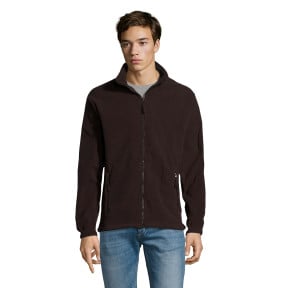 Veste micropolaire zippée north chocolat fonce - Sol's