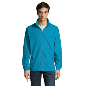 Microfleece vest met rits north aqua - Sol's