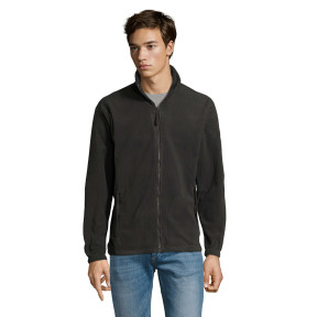 Mikrofleece-Jacke mit Reißverschluss North Anthrazit - Sol's