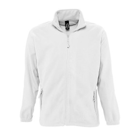 Microfleece vest met rits north wit - Sol's
