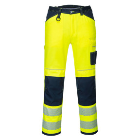 Broek Hoge Zichtbaarheid PW3 geel/blauw - Portwest