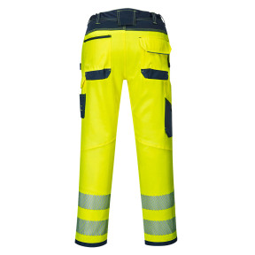 Broek Hoge Zichtbaarheid PW3 geel/blauw - Portwest