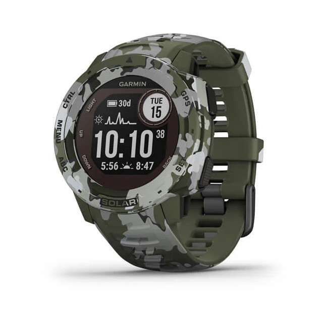 GPS-Multifunktionsuhr Instinct Solar Lichen Camo - Garmin