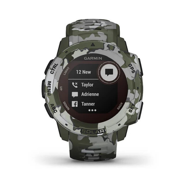 GPS-Multifunktionsuhr Instinct Solar Lichen Camo - Garmin