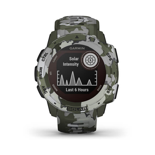 GPS-Multifunktionsuhr Instinct Solar Lichen Camo - Garmin