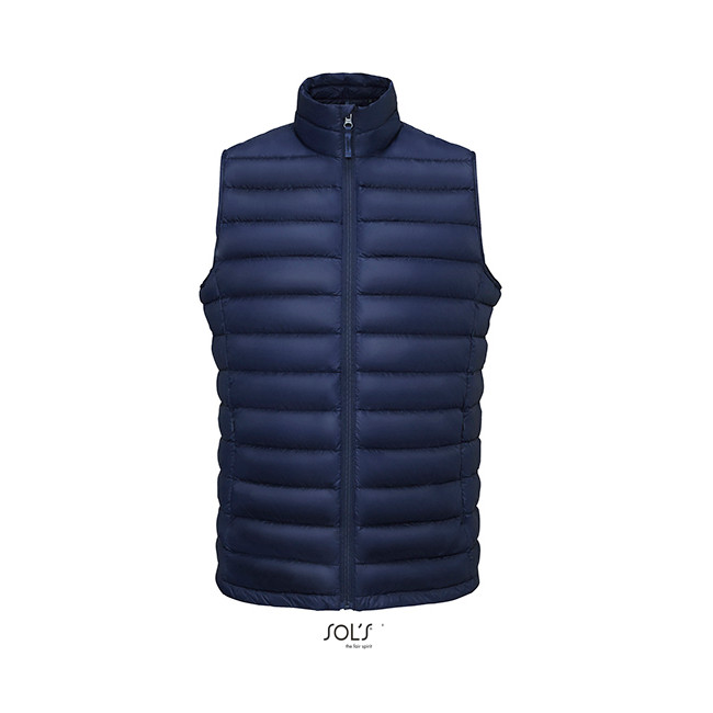 Mouwloze ultra light donsjas heren Marine - Sol's