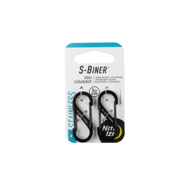 Karabijnhaak S-Biner Maat 1 x2 -Nite Ize