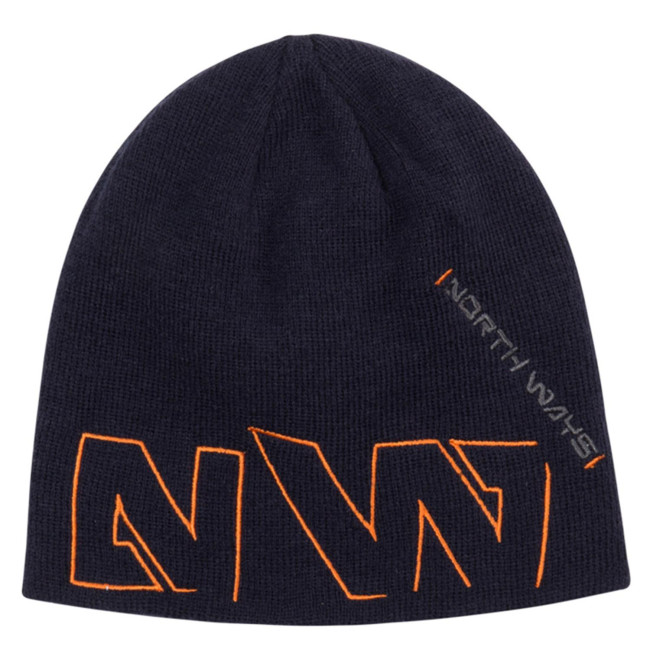 Bonnet Martin marine et orange - North Ways