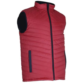 Bodywarmer réversible Tribal noir/rouge - LMA