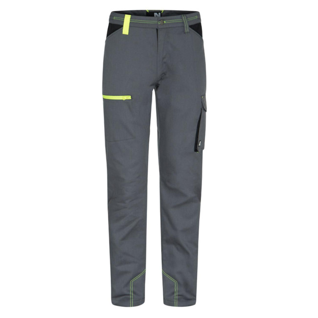 Broek Marlow grijs en geel fluo - North Ways