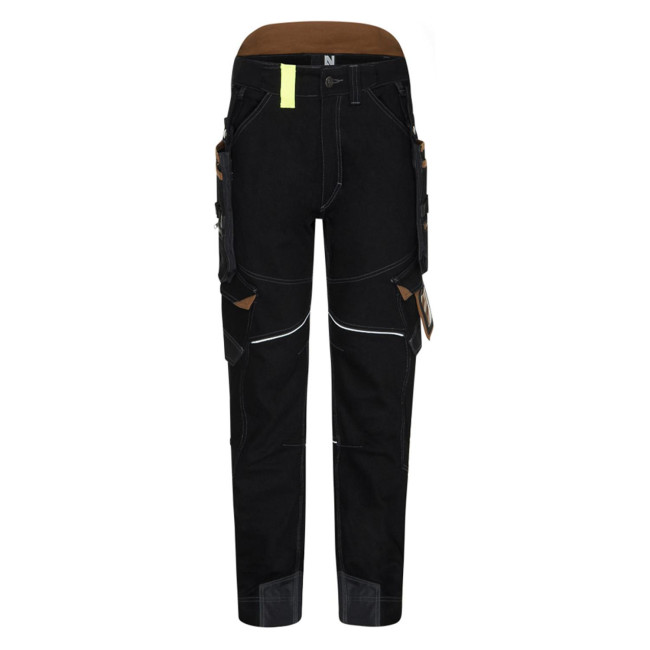 BROEK VICENTE ZWART/KAMEEL - NORTH WAYS