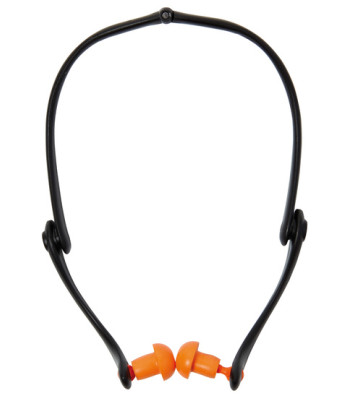 Arceau anti-bruit pliable et réutilisable Noir/Orange - Singer Safety
