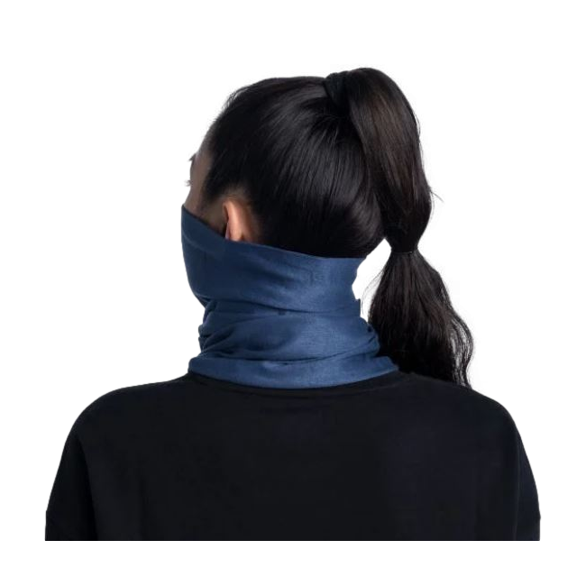 ThermoNet Solid Nackenwärmer Blau - Buff