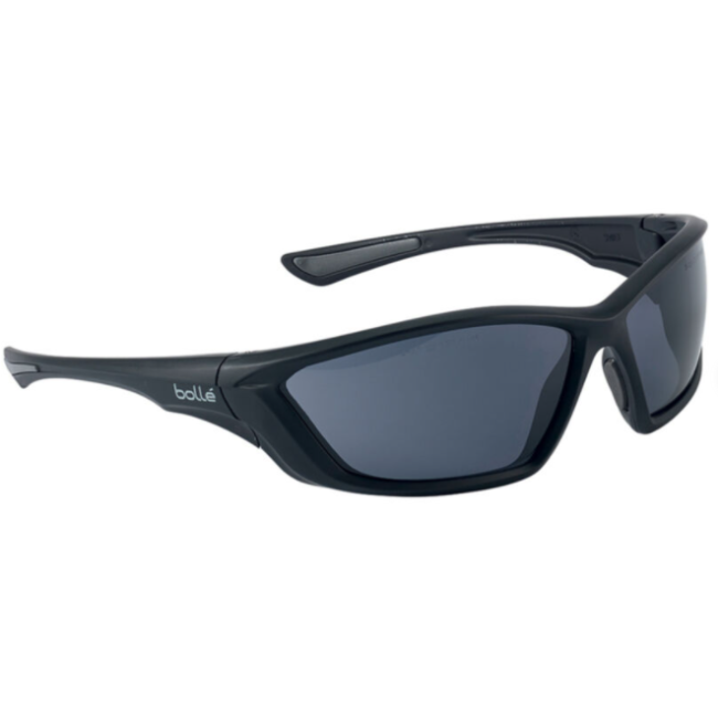 Lunette solaire balistique fumée Swat + étui - Bollé Tactical