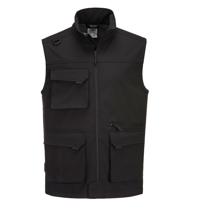 Softshell Arbeitsweste KX3 schwarz - Portwest