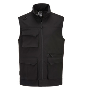 Gilet de travail Softshell KX3 noir - Portwest
