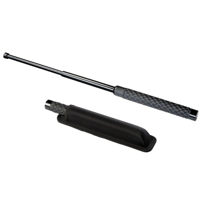 Bastón de defensa telescópico reforzado 16" - Negro - A10 Equipment