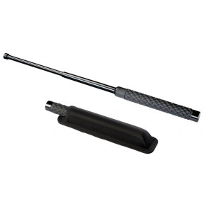 Versterkte telescopische verdedigingsstok 16"" - Zwart - A10 Equipment