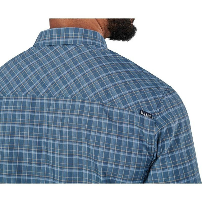 AIDEN S/S PLAID SHIRT TURBLNCE PLD - 5.11 Tactical