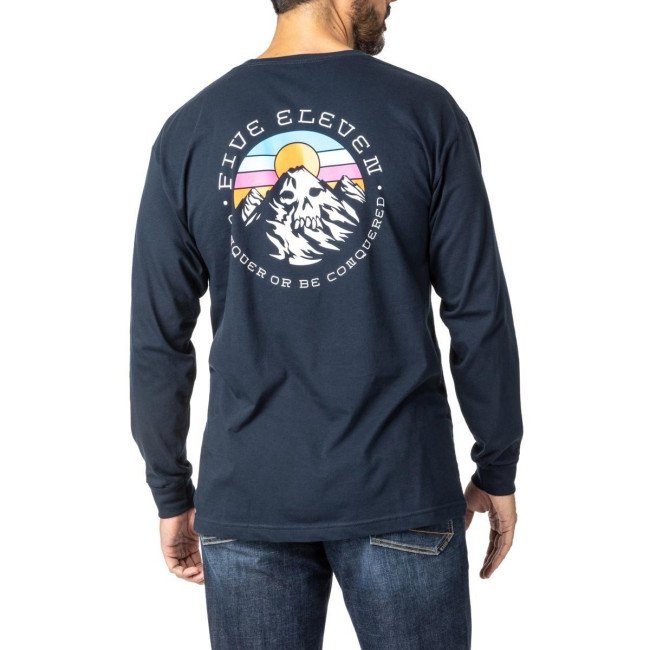 Tee shirt à manches longues Conquered bleu - 5.11 Tactical