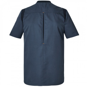 Kurzarm-Jacke Chill Herren marineblau gewaschen - Molinel