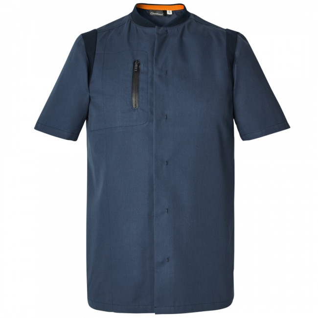 Veste manches courtes Chill homme marine lavé - Molinel
