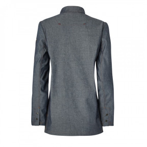 Lange mouwen jas Authentiek dames denim blauw - Molinel