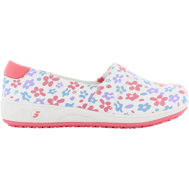 Werkballerina's Sophie O1 ESD SRC roze motief - Safety Jogger Professional