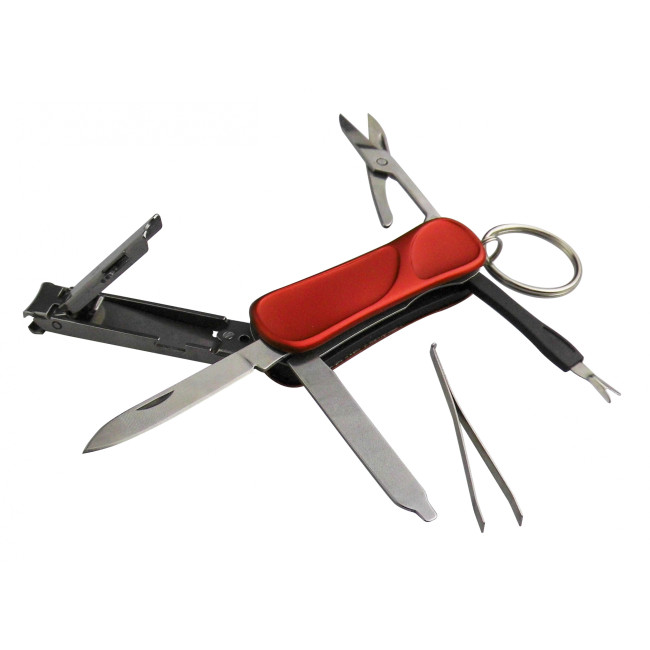 Petit outil multifonctions manucure rouge (6 en 1) - Munkees