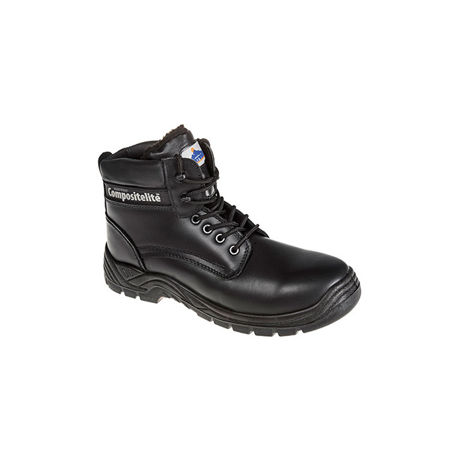 Thor Composite gefütterte Stiefel S3 CI Schwarz - Portwest