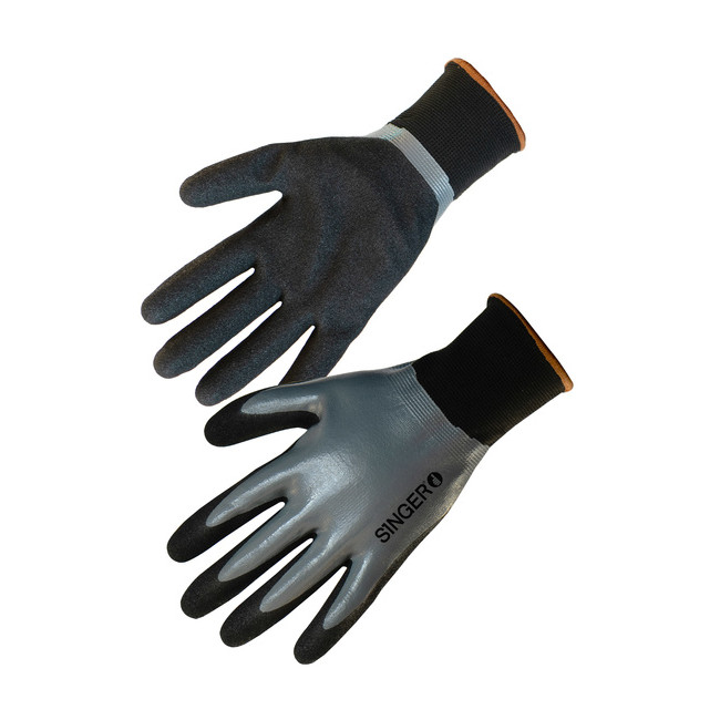 Nylon handschoenen met dubbele nitriel coating - Singer Safety