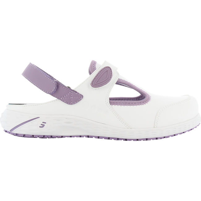 Arbeitsclogs Carly OB SRC ESD violett - Safety Jogger Professional